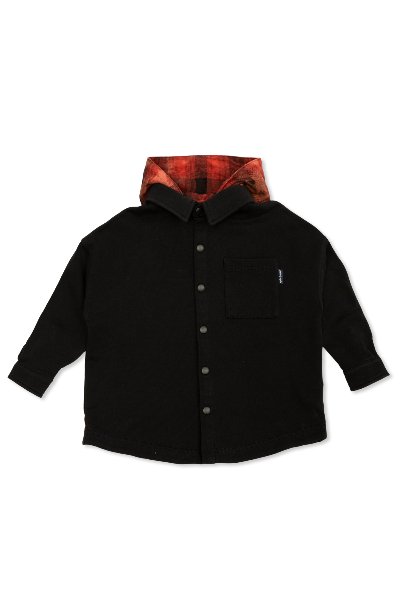 Black Shirt with detachable hood Palm Angels Kids - Vitkac France